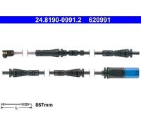 Contacto de advertencia, desgaste de las pastillas de freno ATE 24.8190-0991....