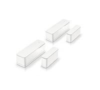Contacto de puerta/ventana Bosch Smart Home II Plus, protección antirrobo con sensor inteligente para detección de vibraciones, compatible con Amazon Alexa y el Asistente de Google, blanco, juego de 2