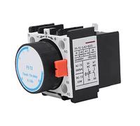 Contacto de Relé de Retardo de Aire Material ABS Contactor de Ca Relé de Contactor 0.1s~30s Rango de Tiempo Impermeable a Prueba de Polvo 1No 1NC Relé de Retardo de Encendido para Circuito