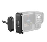 Contacto Go pro magnético (kit de cable de puerta/alimentación) para Go Pro Hero 13/12/11/10/9 negro, IPX5 impermeable cubierta de puerta lateral con cable de carga de 1,2 m compatible con Go Pro