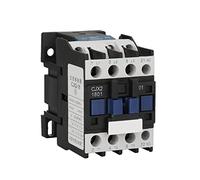 Contactor 1 pieza CJX2-1801 LC1 Contactores de CA 18a Trifásico 3 polos Voltaje NC 38 0V 220V 110V 36V 24V 50/60 Hz Montaje en riel DIN 3p+1nc reemplazo electricidad industrial (Color: Ac12v(Ac 380v)