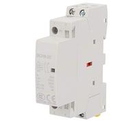 Contactor 2P 25A 220V 230V 2NO 50Hz 60Hz Montaje Carril DIN Bajo Ruido Ahorro Energía para Aplicaciones Domésticas