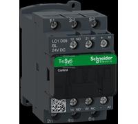 Contactor 3P 9A NC+NA 24V DC(L) AC3 LC1D09BL