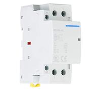 Contactor 40A 230V + Contactor De Ca, Akozon Hogar Contactor De Ca 2P Polo 40A 60Hz 220V 230V Bajo Consumo De Energía Motor Contactores Montaje En Control De Riel Din
