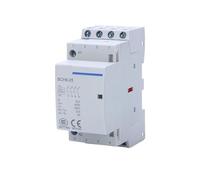 Contactor 4P 220V AC 16A 25A 4No 4Nc 2No 2Nc 3No 1Nc 3 fases 16 25 Amp A 4 Polo 230 220 230V 4Na Din Rail automático doméstico(230V 16A 4NO)