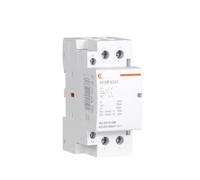 Contactor Automático 2P 4P 230V 380V Monofásico Trifásico 25A 40A 63A 2NO 2NC 4NO Carril Din(25A,2NO)