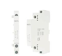 Contactor auxiliar O+F for contactor de CA doméstico, 220 V, 230 V, 50/60 Hz, 2 NA o 1 NA, 1 NC, IACTS for casas inteligentes, hoteles.(2NO)