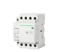 Contactor CA modular doméstico de 4 polos con riel DIN, 32 A/40 A/63 A, 220 V, 50/60 Hz, 3 NA, 1 NC, 4 NA, 4 NC, 2 NA, 2 NC.(63A 4NC)