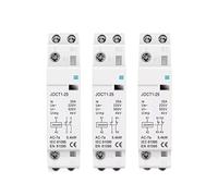 Contactor CA modular doméstico de montaje en riel DIN, 2 polos, 16 A, 20 A, 25 A, 2 NA, 2 NC, 1 NA, 1 NC, CA 220 V, CA 230 V, 50/60 Hz, for casa, hotel.(2P 20A 1NO 1NC)