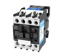 Contactor CJX2-1810 LC1 AC. 18A trifásico 3 pines sin voltaje de bobina 38. 0V 220V 110V 36V 24V 50/60 Hz Montaje en riel DIN 3P + 1No.Reemplazo eléctrico industrial de apertura normal (color: A (Ac