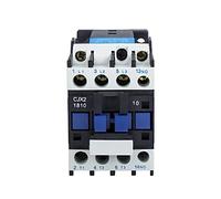 Contactor CJX2-1810 LC1 Contactores de CA 18a Trifásico 3 polos Sin voltaje Voltaje 38 0V 220V 110V 36V 24V 50/60 Hz Montaje en riel DIN 3p+1no Normalmente abierto Eléctrico industrial(Ac220v)