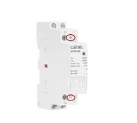 Contactor DC12V DC24V Voltaje de bobina 25A 2NO 2NC 1NO1NC 50/60Hz AC220V Voltaje principal(2P 25A 1NO1NC DC12V)