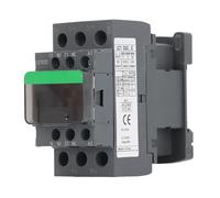 Contactor de CA 32A 380V AC 1NO 1NC con contactos de aleación de Plata Carcasa de PC Bobina de Cobre para Control eléctrico Industrial Contactor de Alto Voltaje Contactor eléctrico (Voltaje de la