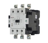 Contactor de CA 50/60Hz 80A Ui660V AC24V 380V 220V 110V voltaje bobina CU-80 3NO2NO2NC 3A2a2b Contactores TECO(Ac 110v)