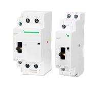 Contactor de CA CDCH8S tres monofásico 16A 20A 25A 32A 40A 63A 2P 4P Manual 220V 110V 24V con botón Control manija NCH8 CJX2(63A,AC110V,2NO2NC)