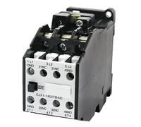 Contactor de CA CJX1-16, terminal de tornillo, bobina de 110 V, 50 Hz, trifásico, 2 NA, 2 NC