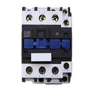 Contactor de CA CJX2-3201 CJX2-3210 CJX2-3211 32A Contactor de energía eléctrica trifásico de montaje en carril DIN 24V 36V 110V 220V 380V(CJX2-3211 1NO 1NC,24V)