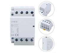 Contactor de CA con vida útil extensa 3 fases, 4 conductores (2NO+2NC) para necesidades de control remoto (A)