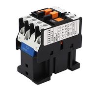 Contactor de CA de 2 Polos, relé Intermedio de Contactor Eléctrico Trifásico 2NO 2NC para Distribución de Energía, Accesorios Profesionales (24V)