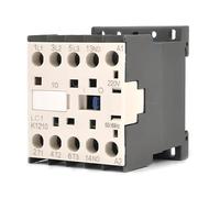 Contactor de Ca de 3 Polos, 4 Contactos de Plata Gruesos Normalmente Abiertos, 220V, 12A, Contactor Eléctrico Industrial para Distribución de Energía