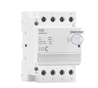 Contactor de CA de carril Din 4P 40A 63A 4NO 4NC 2NO2NC 3NO1NC uso doméstico o for contactor de pila de carga(4P 63A 4NC)