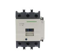 Contactor de CA for aire acondicionado LC1-D95, voltaje de bobina de 110 V CA, tripolar con bloque de contactos auxiliares 1 NA + 1 NC.