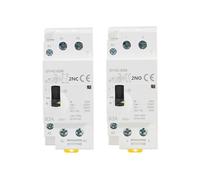Contactor De CA For Uso Doméstico, 2P/4P, 16A, 20A, 40A, 220V, 50/60Hz, Control Manual, Tipo Riel DIN, 16A, 20A, 40A, 220V, 50/60Hz(2P 40A 2NO 220V)