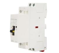Contactor de CA genérico de montaje en carril DIN 2P 25A 220V 50Hz, dispositivo de control de circuito doméstico con interruptor automático manual de 4 posiciones, 2 contactos (que)