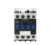 Contactor de CA LC1 trifásico, 18 A, voltaje de bobina NO, 380 V, 220 V, 110 V, 36 V, 24 V, 50/60 Hz, montaje en riel DIN, 3 polos + 1 NA, normalmente abierto, CJX2-1810(AC 24V)