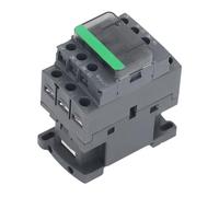 Contactor de CA LC1D18 380 V, Carcasa de PC, Bobina de Cobre, Contactos de Aleación de Plata, para Empresas Industriales y Mineras, Ferrocarril Electrificado (Voltaje de la