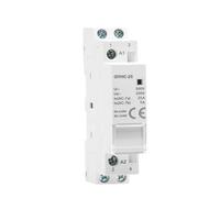 Contactor de CA modular doméstico de montaje en riel DIN for casas inteligentes, hoteles, 220 V CA, 2 polos, 16 A, 20 A, 25 A, 2 NC, 2 NA, 1 NA, 1 NC, 50/60 Hz(Auxiliary 2NO)