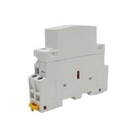 Contactor de CA Modular doméstico montado en carril Din 2P AC 220V 230V 16A/20A/25A/ 1NO/1NC 2NO/2NC 50/60Hz (20A,1NO1NC,12V)