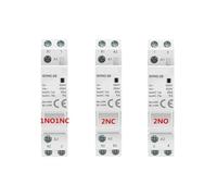 Contactor de CA modular doméstico montado en riel Din | For casa inteligente Hotel AC220V 2P 16A 20A 25A 2NC 2NO 1NO1NC 50/60Hz(1P 25A 1NO)