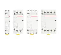 Contactor De CA Modular For Hogar, Controlador De Interruptor, 2P, 4P, 16A, 20A, 25A, 32A, 50A, 40A, 63A, CA, 220V, 50/60Hz, For Riel DIN, For Bricolaje, Casa Inteligente, Hotel(25A,1NO1NC)
