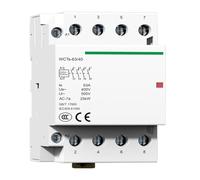 Contactor de CA modular for uso doméstico, 4P, 16A, 20A, 25A, 32A, 40A, 63A, CT1, 50/60 Hz, riel DIN de 35 mm. Contactor de CA for uso doméstico, 4NO.(63A4P)