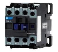 Contactor de CA NXC-18 18A LC1D CJX2-1810 1801 NO NC LC1 DIN Rail Mount Electric Power Contactor AC 24V 36V 110V 220V 380V (CJX2-1810 NO,380V)