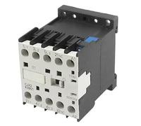 Contactor de CA tripolar 3P 1NC CJX2-K0901, bobina de 110 voltios, riel DIN de 35 mm, 9 A, 1 unidad