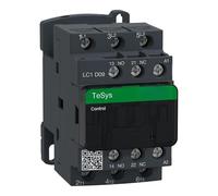 Contactor de CA tripolar TeSys serie D, 9 A, 24 V, 50/60 Hz; LC1D09B7