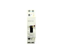 Contactor de CA universal MKWCT-25M, manual, 220 V/240 V, módulo modular, 25 A, 2 polos, 1 NA, 1 NC, carril DIN de 35 mm, 110 V/24 V(24V 1NO1NC)