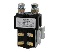 Contactor de CC 100A CZW100A ZJW100A SW80 relé de potencia 12V 24V 36V 48V 60V 72V for carretillas elevadoras eléctricas, baterías de barcos(Coil voltage 12VDC)
