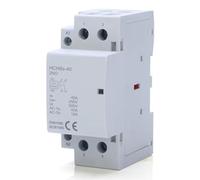 Contactor de CC HCH8s-63, 2 polos, 40 A, 63 A, 2 NA, 1 NA, 1 NC, CA, 24 V CC, tipo riel DIN, 50 Hz/60 Hz, 1 unidad(2P 63A 2NC AC230V)