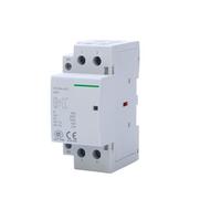 Contactor de CC HCH8s-63, 2P, 40A, 63A, 2NO, 1NO, 1NC, CA 24V, contactor automático for uso doméstico, tipo riel DIN, 50Hz/60Hz, 1 unidad(2P 63A 2NO DC24V)