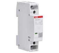 Contactor de instalación ESB20-20N-06, 2NA, 230AC/DC, montaje DIN (Referencia: ABB 1SBE121111R0620), Blanco, Estándar