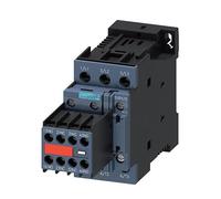 Contactor de potencia 12 A 5,5 kW 2 NO + 2 NC 24 V CC con resistencia variable enchufable de 3 polos 3RT20241DB443MA0