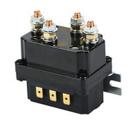 Contactor De Relé Del Solenoide De Cabrestante | Inversión De Contactor De Relé De Interruptor Solenoide | ATV Black Winch Contactor | 5000-7000 Lbs De Cabrestante Para Camiones, Bote, SUV,