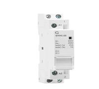 Contactor doméstico automático de carril Din AC220V 2P 25A 1NO/1NC/2NO/2NC/1NO1NC 50/60Hz