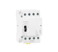 Contactor doméstico Contactor 4P 40A 63A 4NA o 2NC 2NA 220V/230V 50/60HZ Riel DIN Hogar AC Modular Operación Manual(4P 40A 2NO2NC 220V)