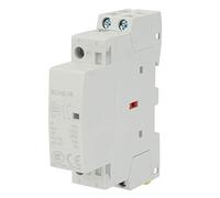 Contactor Doméstico de CA, 2 polos 16 A, 220 V/230 V CA, 2P 2NO 50/60 Hz Contactor Doméstico de CA, Carril DIN Contactor para Instalaciones Eléctricas, Carril DIN de 35 mm, para Control de Circuitos