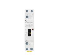 Contactor doméstico de Control Manual, Contactor Modular tipo carril Din, 2P, 16A, 20A, 25A, 2NO o 2NC, 220V