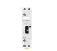 Contactor doméstico de Control Manual Contactor tipo carril Din 2P 16A 20A 25A 2NO o 2NC 220V(2P 25A 2N0 220V)